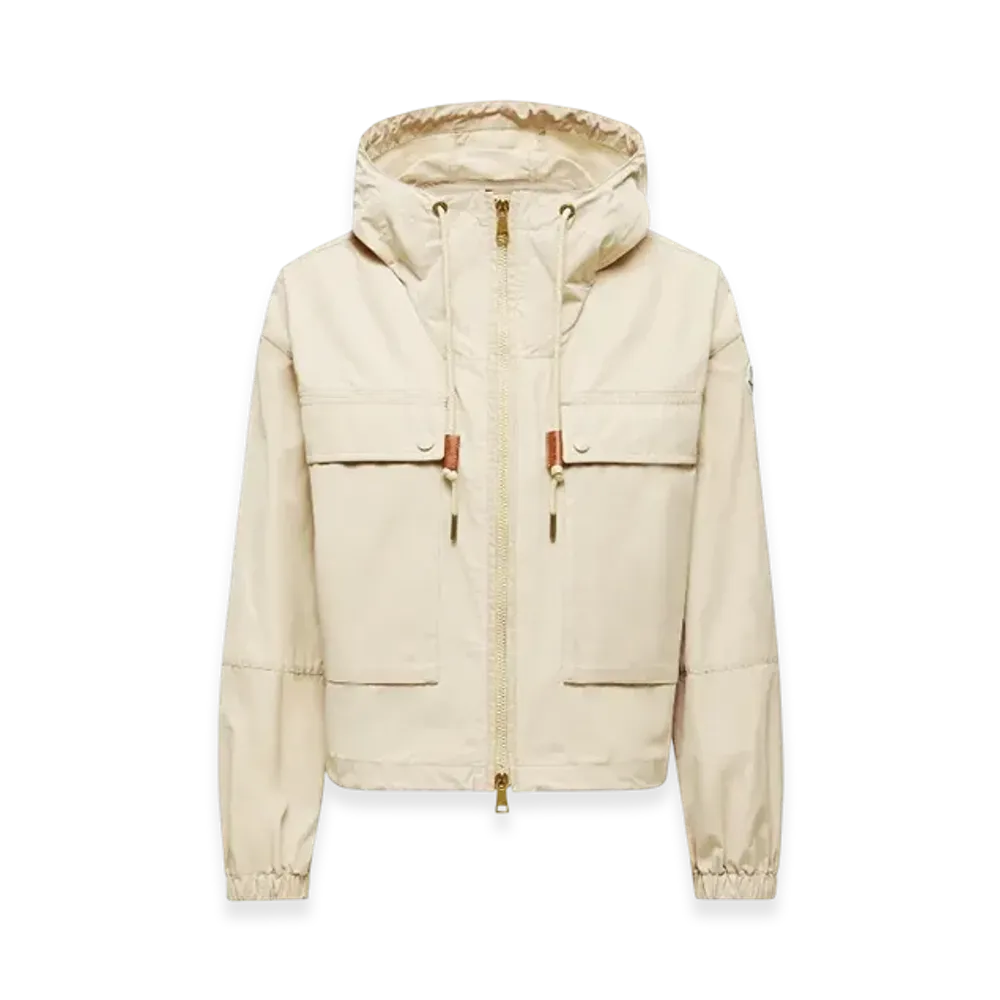 MONCLER Sauvan Hooded Parka "Light Beige"