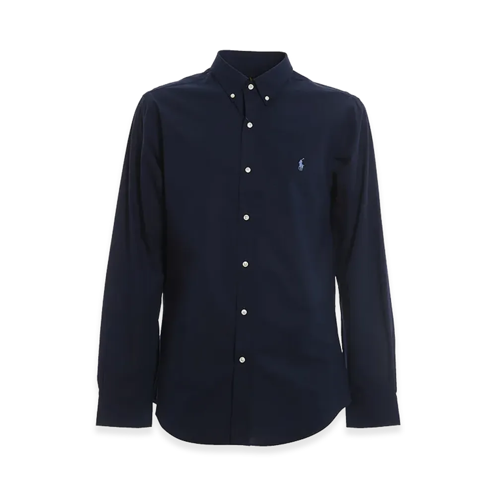 Polo Ralph Lauren Stretch Poplin Shirt "Navy Blue"