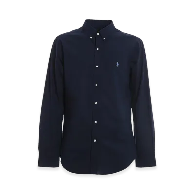 Polo Ralph Lauren Stretch Poplin Shirt "Navy Blue"