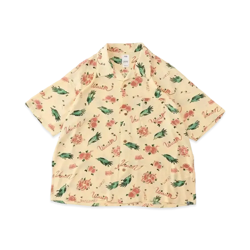 visvim Wallis Shirt S/S Sunnybird "Yellow"