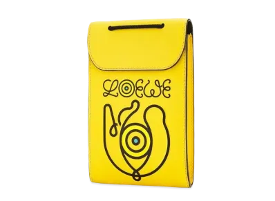 LOEWE Neck Pocket In Classic Calfskin "Yellow"