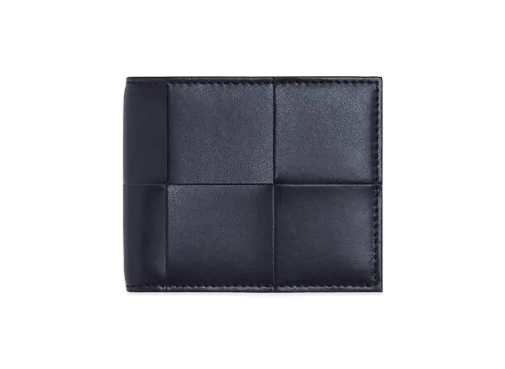 Bottega Veneta Cassette Bi-fold Wallet "Nocturnal/Royal Blue"