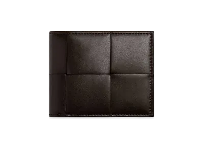 Bottega Veneta Cassette Bi-fold Wallet "Fondente/Nocciola"