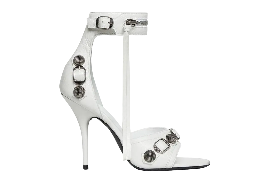 BALENCIAGA Women's Cagole 110mm Sandal "White"