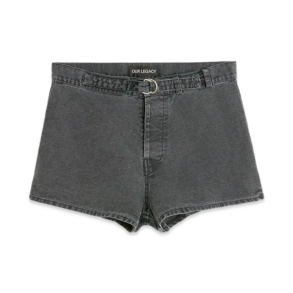 OUR LEGACY Oyster Trunk "Black Enzyme Canvas"