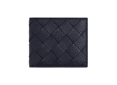Bottega Veneta Intrecciato Bi-fold Wallet "Nocturnal"