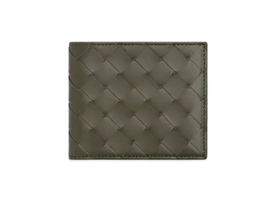 Bottega Veneta Intrecciato Bi-fold Wallet "Crocodile"