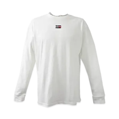 TOMMY JEANS Tommy Script Long Sleeve T-Shirt "White"