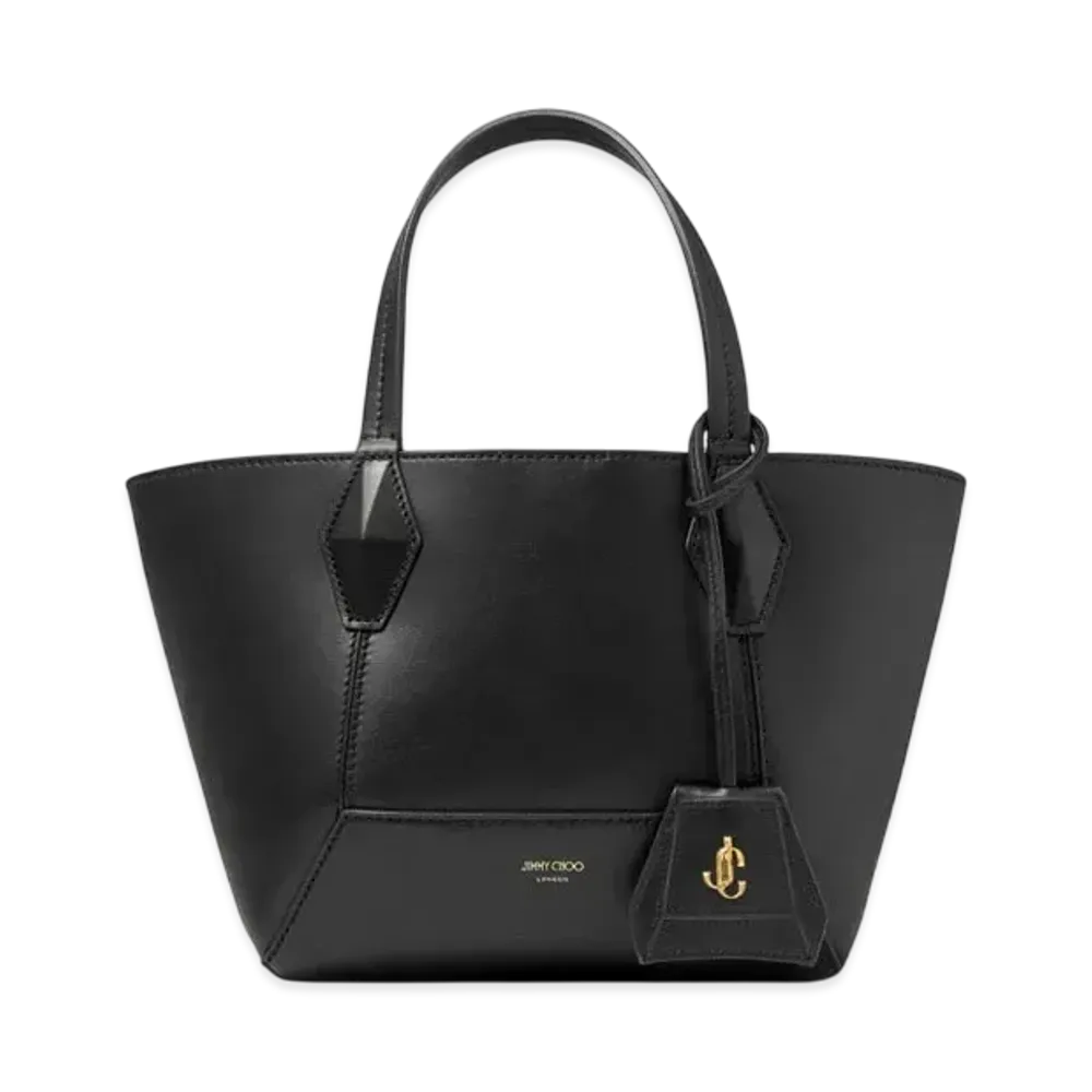 Jimmy Choo Diamond Tote/S Calf Leather Tote Bag Calf Leather "Black"