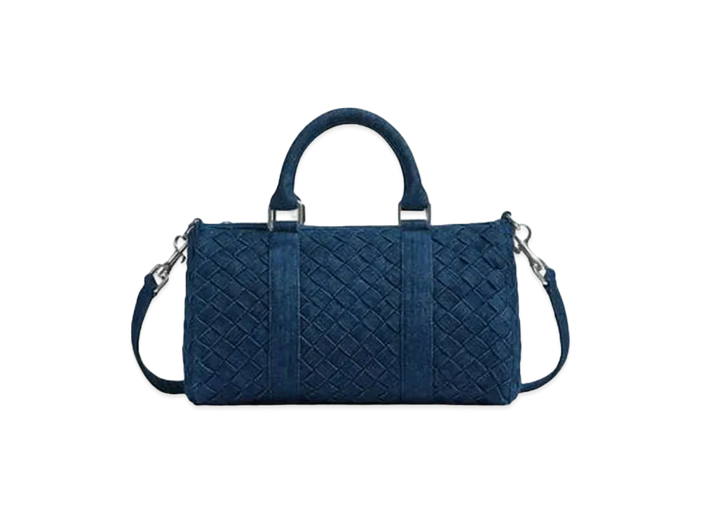 Bottega Veneta Medium Intrecciato Duffle "Indigo"