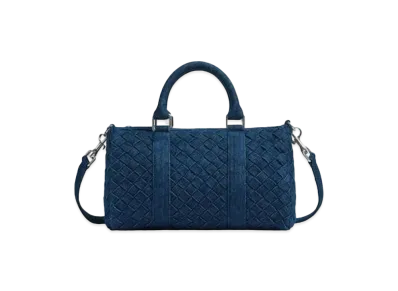 Bottega Veneta Medium Intrecciato Duffle "Indigo"