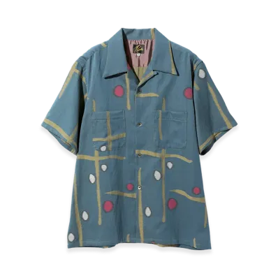 NEEDLES S/S One-Up Shirt "Cross/Dot"