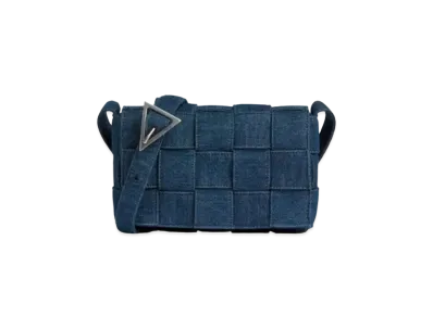 Bottega Veneta Cassette Crossbody Bag "Indigo"