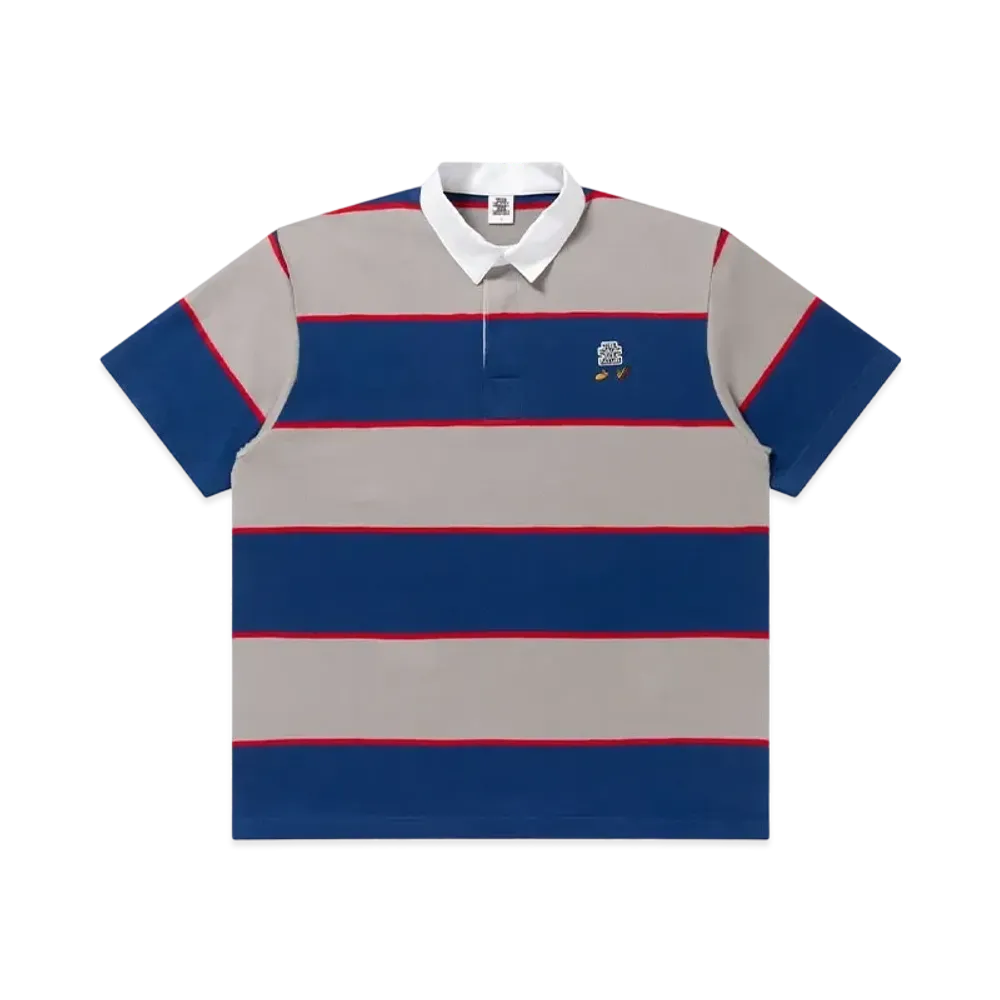 BlackEyePatch OG Boy S/S Rugby Shirt "Navy/Gray"