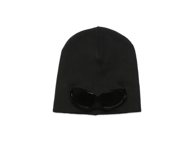 BALENCIAGA 3B Sports Icon Goggle Beanie Rib Knit "Black"