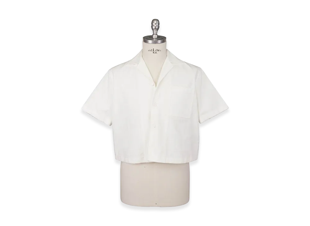 ボッテガヴェネタ ショートスリーブシャツ "チョークホワイト" 744343V2KV09071