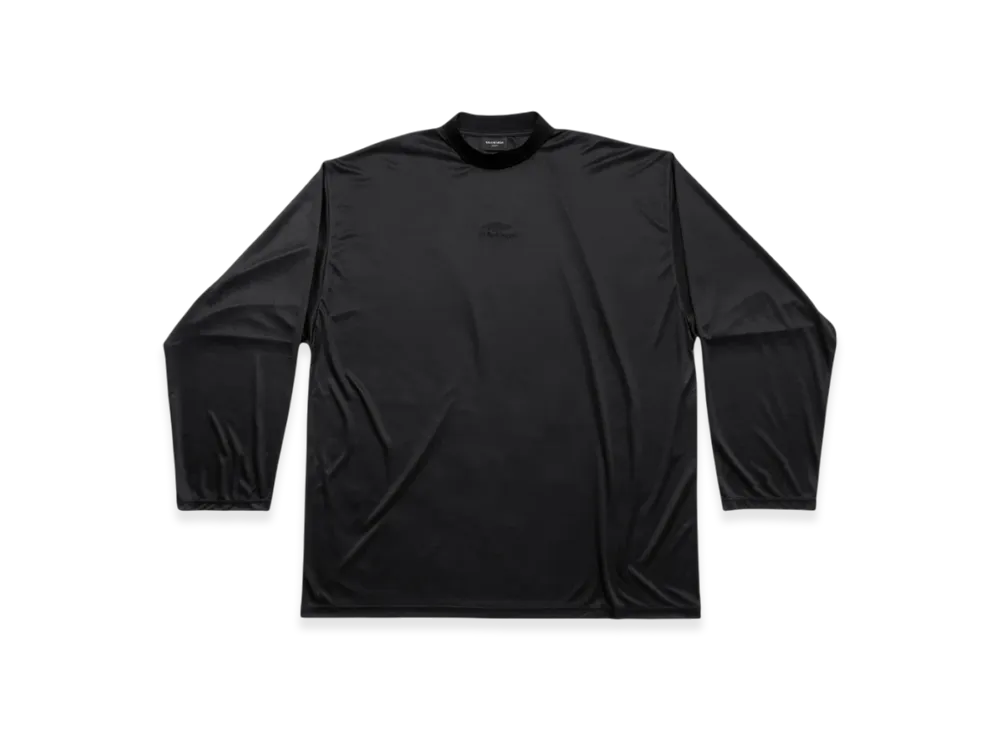 BALENCIAGA 3b Sports Icon Long Sleeve T-Shirt Oversized "Black"