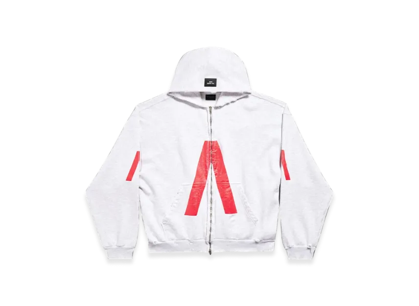 【BALENCIAGA】MUSIC|ARCHIVE SERIES CONNECTED フーディ BALENCIAGA Music Archive Series Connected Zip Up Hoodie