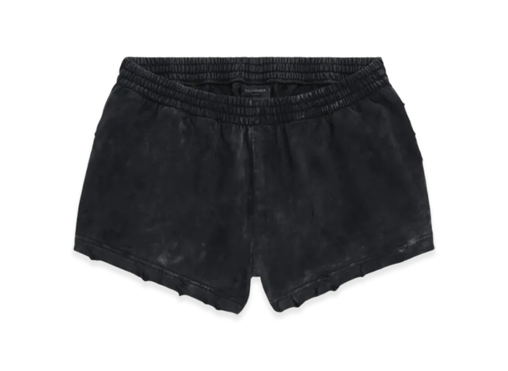 BALENCIAGA Running Shorts "Black Faded"
