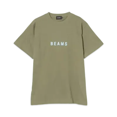 BEAMS Logo Tee 25SS "Olive"