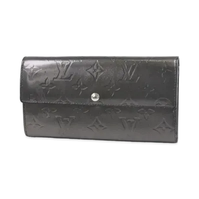 Louis Vuitton Sarah Wallet Monogram Matte "Noir"