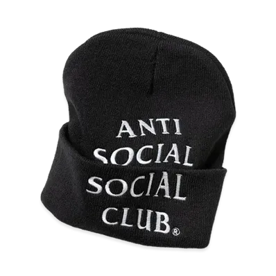 ANTI SOCIAL SOCIAL CLUB Embroidered Beanie "Black"