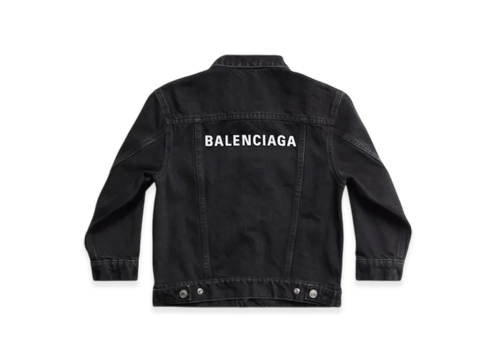BALENCIAGA ブラック デニムジャケット Balenciaga デニムジャケット | ブラック | FARFETCH JP