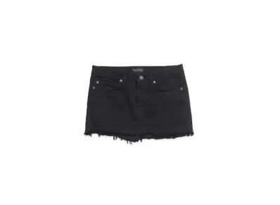 BALENCIAGA Women's Cut-Off Skirts "Black"