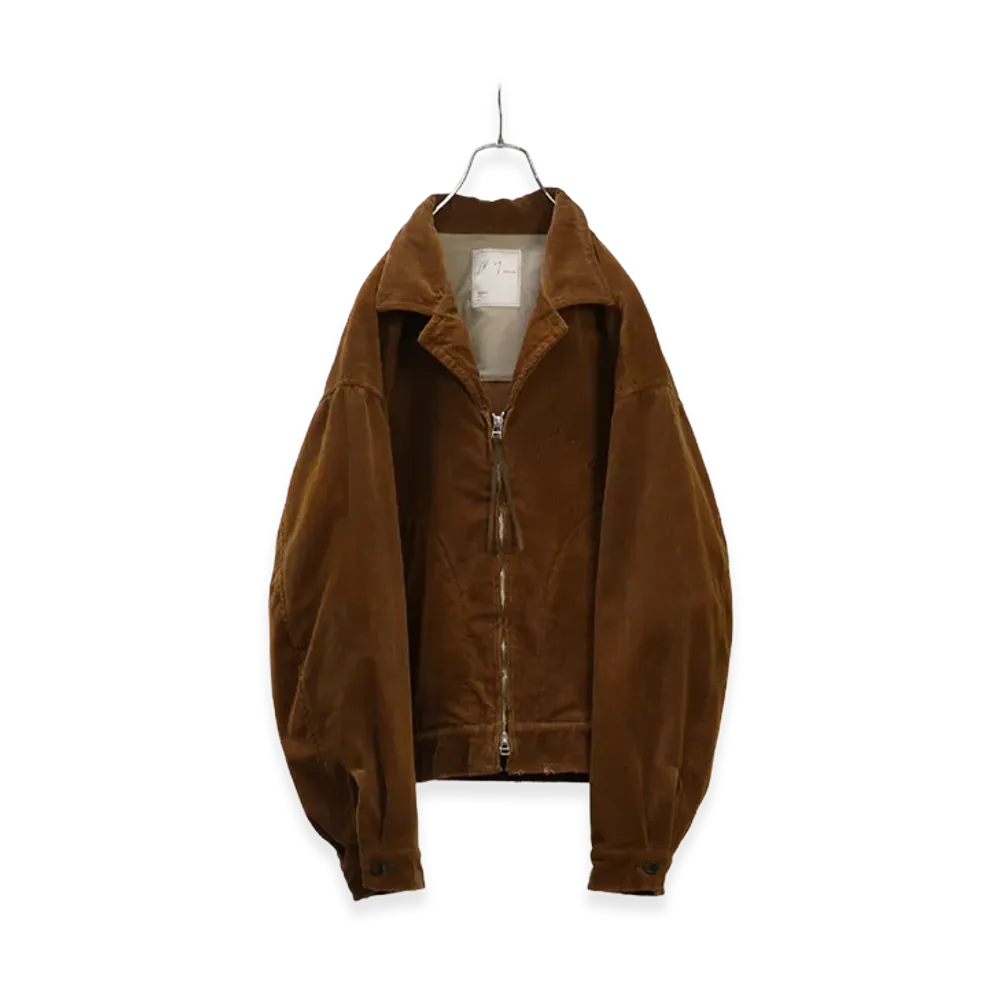 ANCELLM Corduroy Zipup Jacket "Camel"