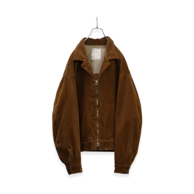 ANCELLM Corduroy Zipup Jacket "Camel"