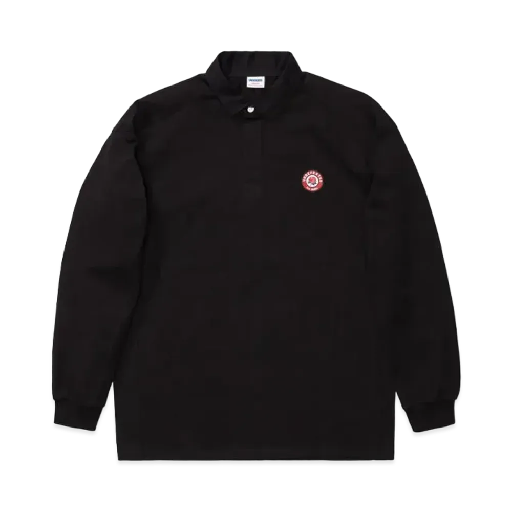 UNDEFEATED PANELED L/S RUGBY - 10042 "Black"