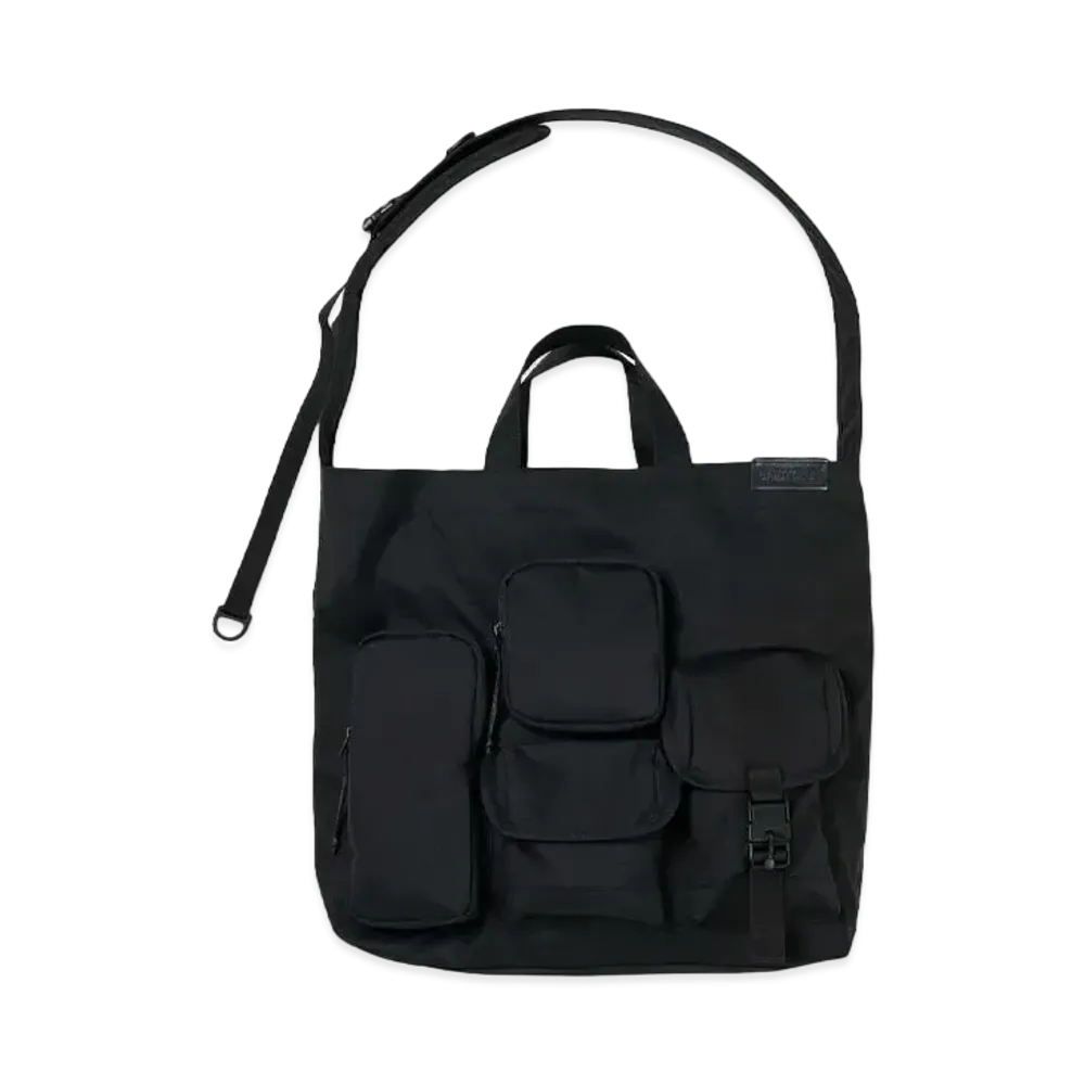 BAICYCLON by bagjack MULTI POCKETS 2WAY TOTE (MEDIUM) BCL-68 "BLACK"