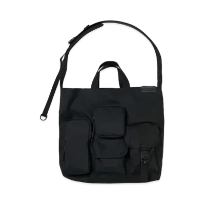 BAICYCLON by bagjack MULTI POCKETS 2WAY TOTE (MEDIUM) BCL-68 "BLACK"