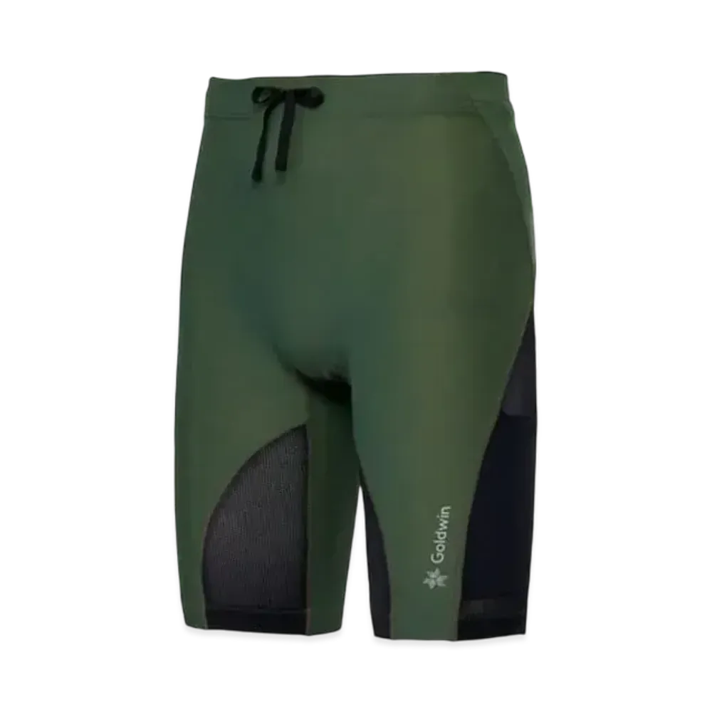 Goldwin Impact Air Cargo Half Tights (C3 Fit/Men's) "Marine Wood Green"