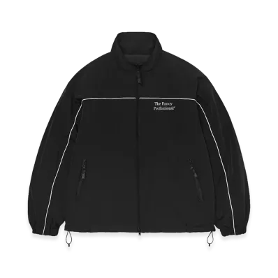 ENNOY Stylistshibutsu Piping Nylon Track Jacket "Black/White"