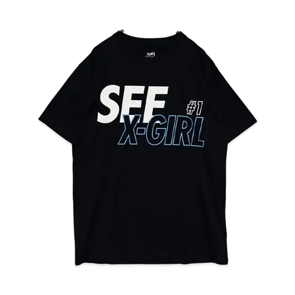 WIND AND SEA x X-Girl T-Shirt "Black"