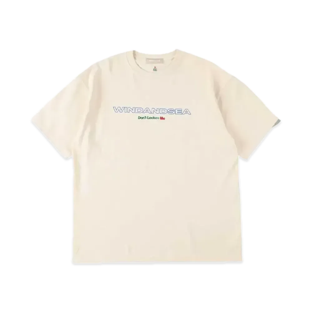 WIND AND SEA DLM Sharpness SS Cut Sewn "Ivory"