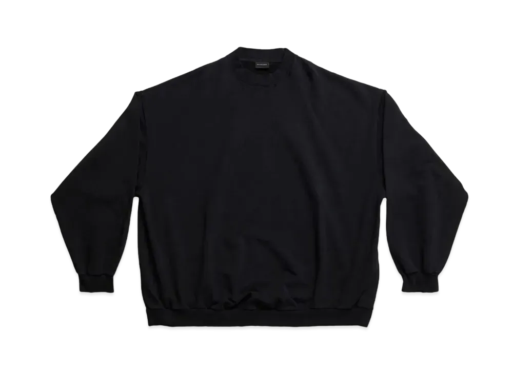 BALENCIAGA MENS Sweatshirt Oversized "Black"
