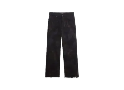 BALENCIAGA Super Destroyed Baggy Pants "Black"