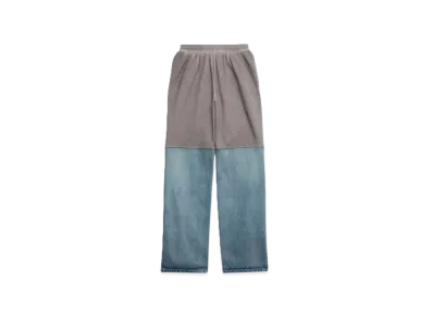 BALENCIAGA Men's Patched Sweat Pants "Light Blue"