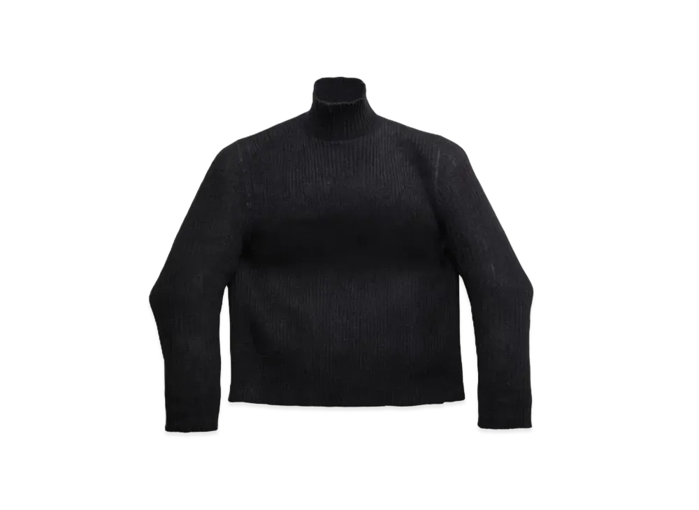 BALENCIAGA Men's Biker Sweater "Black"