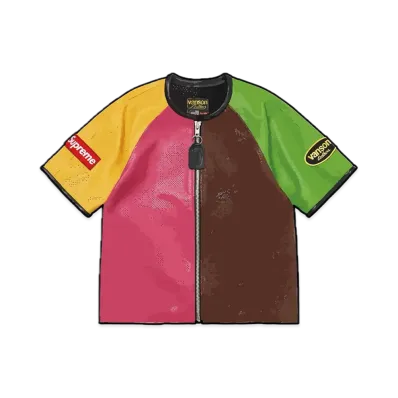 Supreme Vanson Leathers S/S Racing Jacket "Multi"