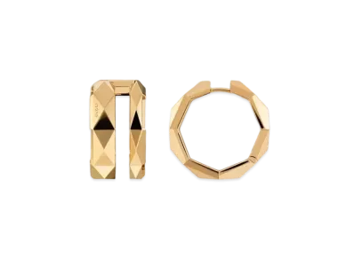GUCCI Link to Love Double Hoop Earrings