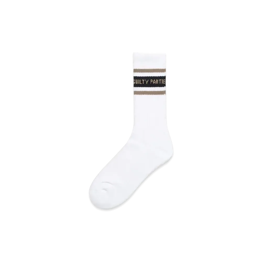 WACKO MARIA Sports Socks "White Beige"