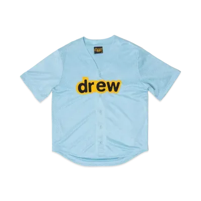 drew house mesh secret baseball jersey "Sea Blue"