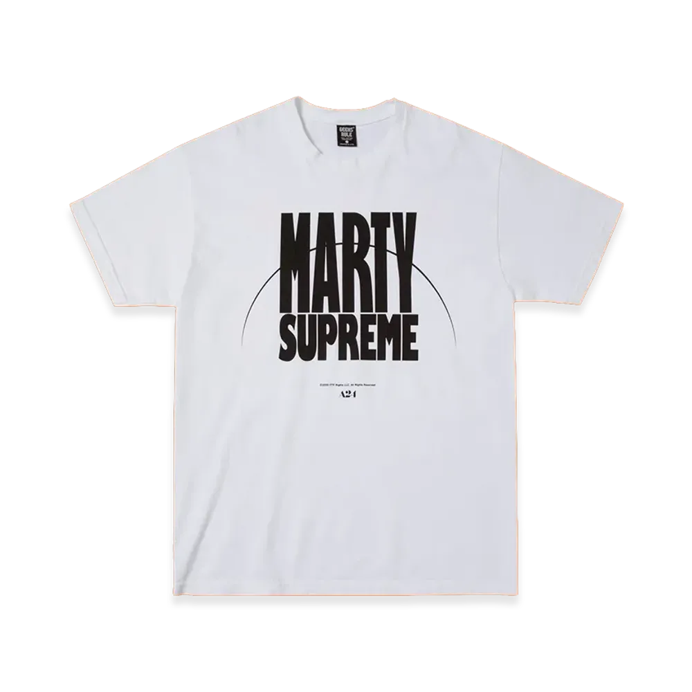 GEEKS RULE x MARTY SUPREME Silkscreen Printing T Shirt vol.01 "White"