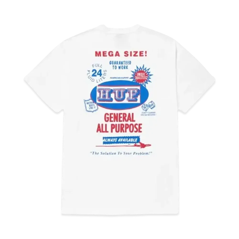 HUF All Purpose Tee "White"