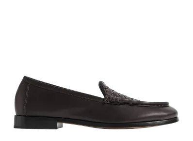 Bottega Veneta Women's Silenzio Loafers "Espresso"