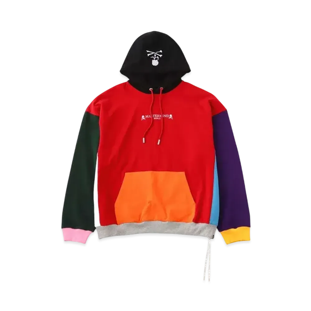 mastermind WORLD Boxy Multi Colored Hoodie "Mix (Front Red) "