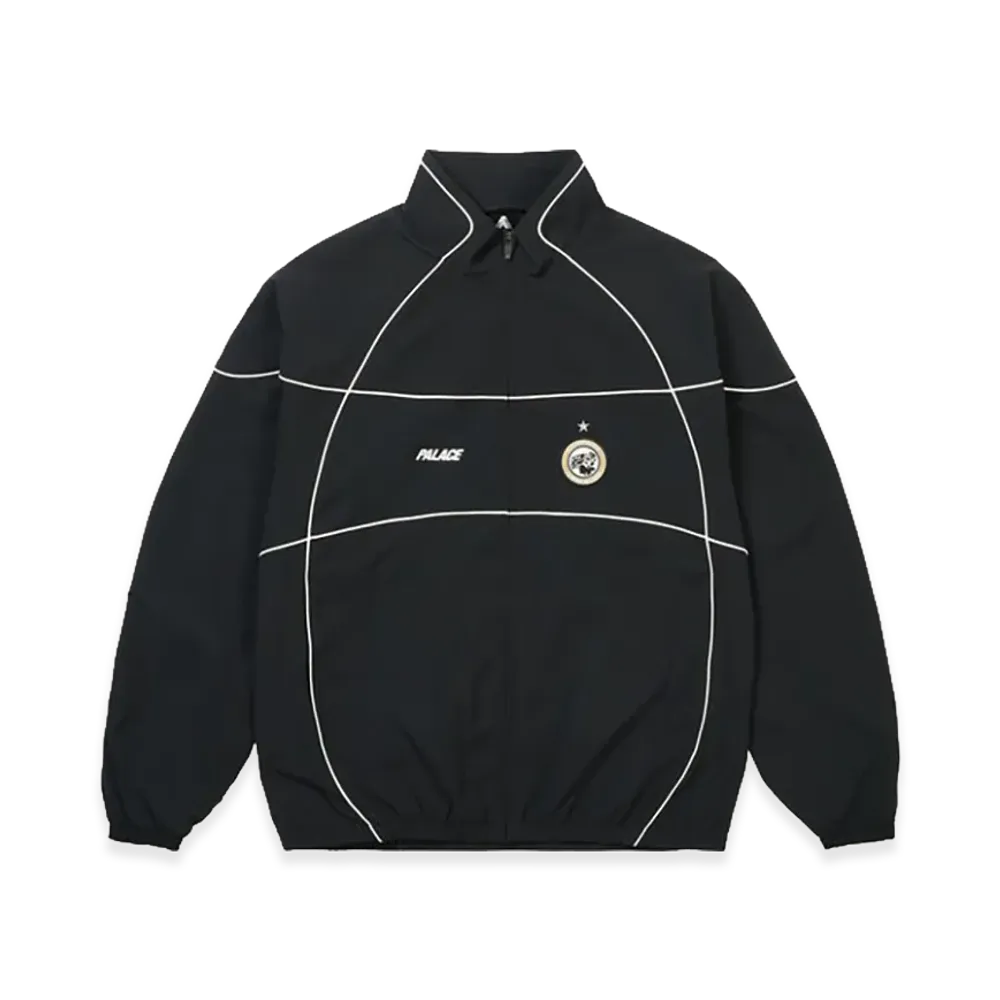PALACE Pro Team Piped Shell Jacket "Black"